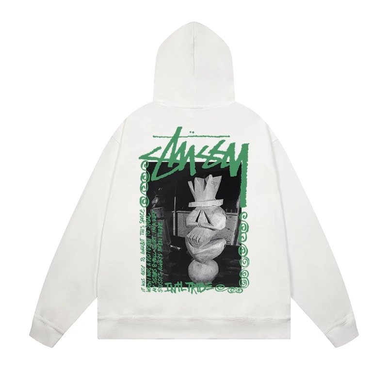 Stussy International Four Aces Flame Hoodie Black - 14