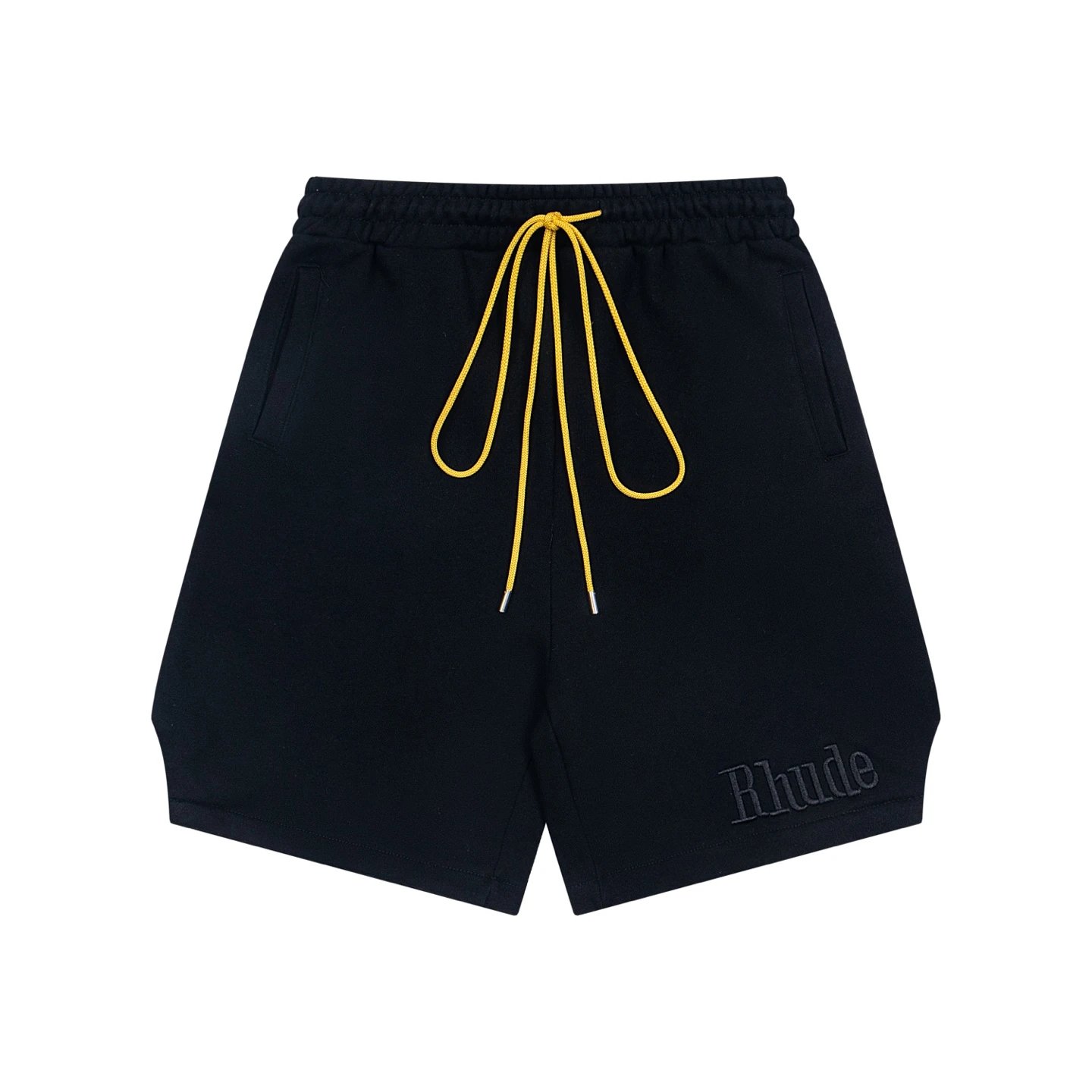 Rhude Embroidered Drawstring Shorts Black - 4