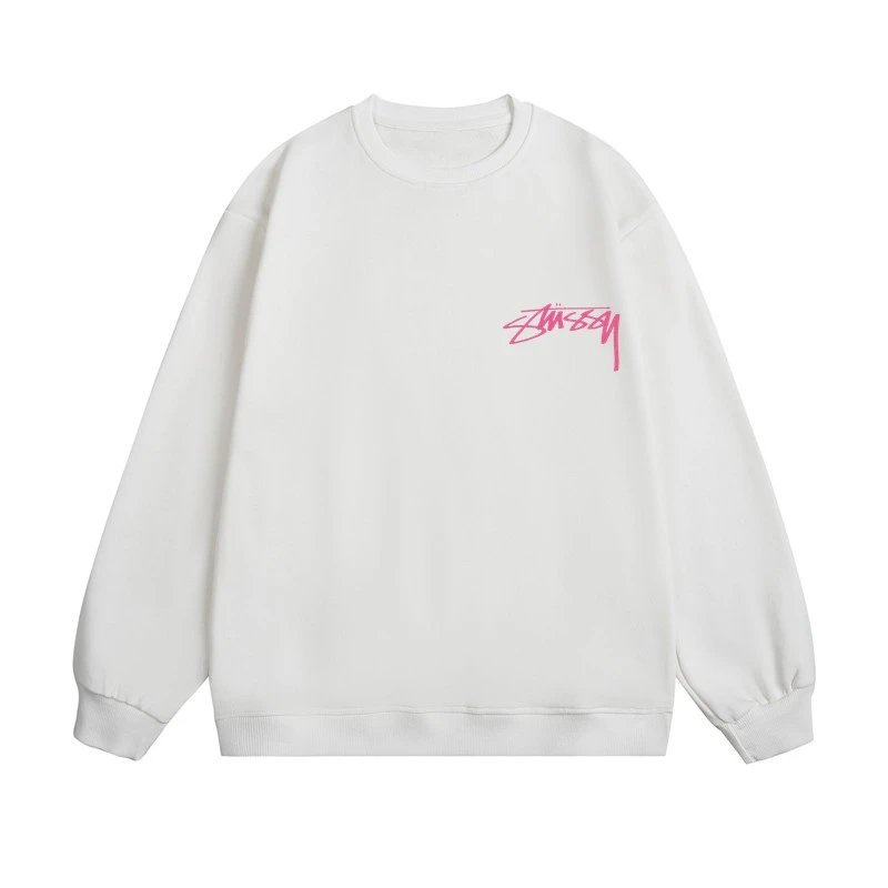 Stussy Crewneck Sweatshirt Black Hoodie - 20