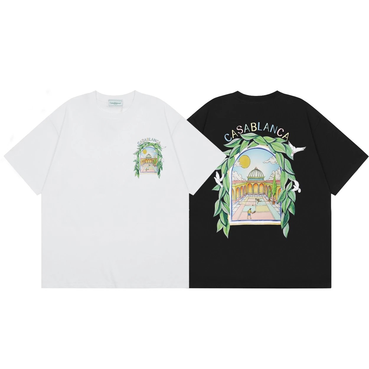 Casablanca Racing Internationale Black T-Shirt - 4