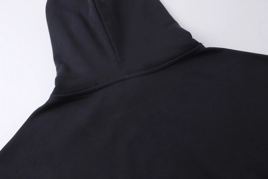 Balenciaga Authentic Jersey Apparel Hoodie Charcoal Gray Hoodie - 9