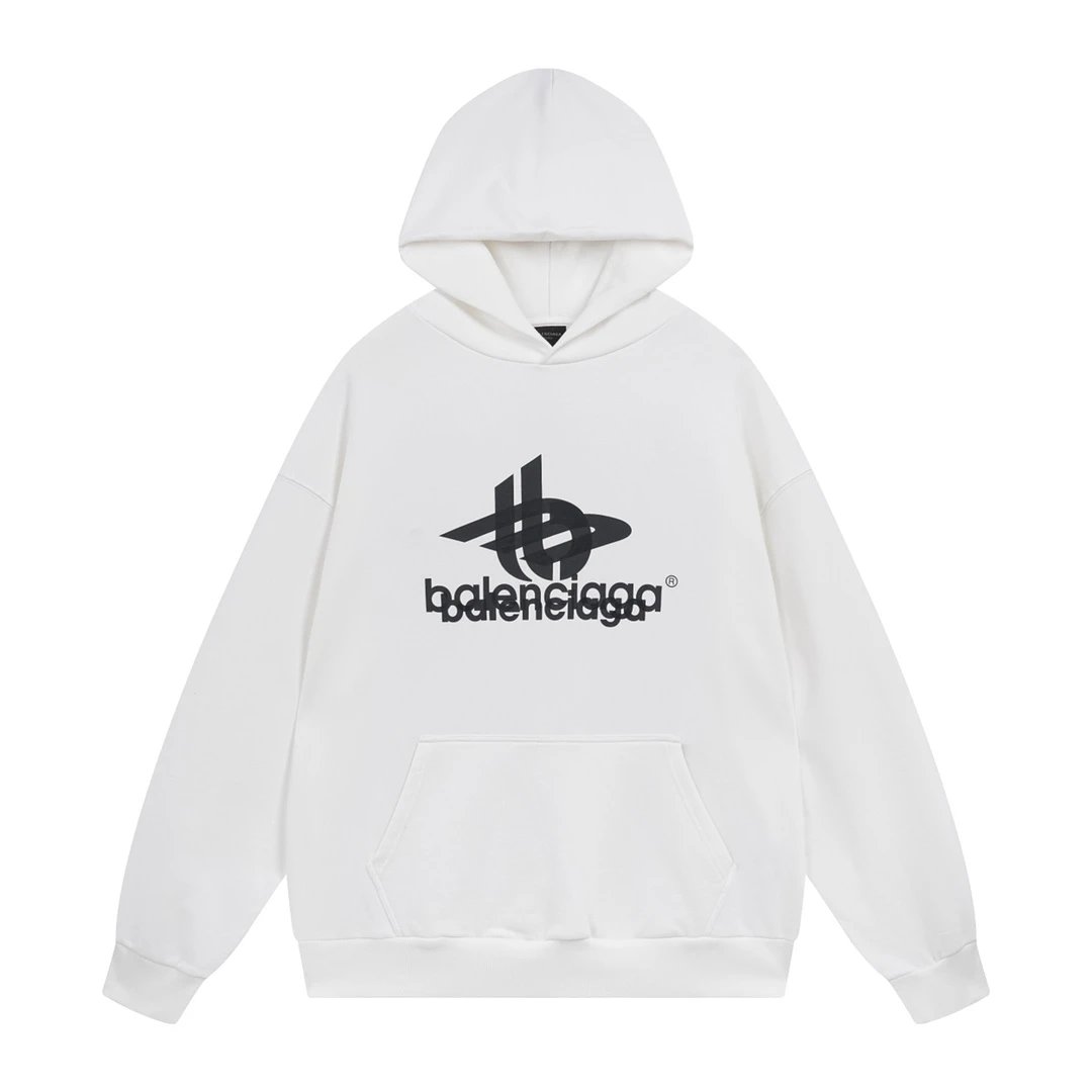 Balenciaga Logo Hoodie Black - 16