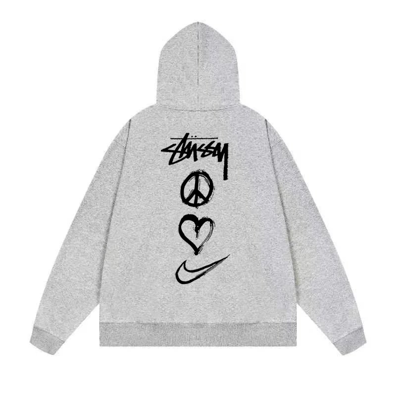 Stussy International Four Aces Flame Hoodie Black - 29