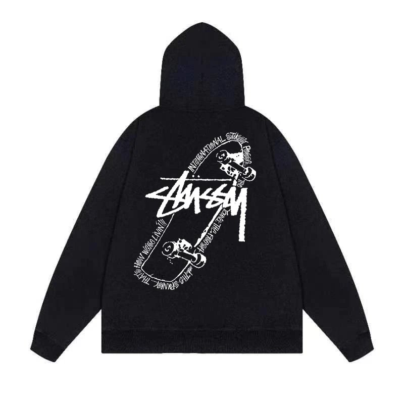 Stussy x Nike The Wing World Trip Navy Hoodie - 14