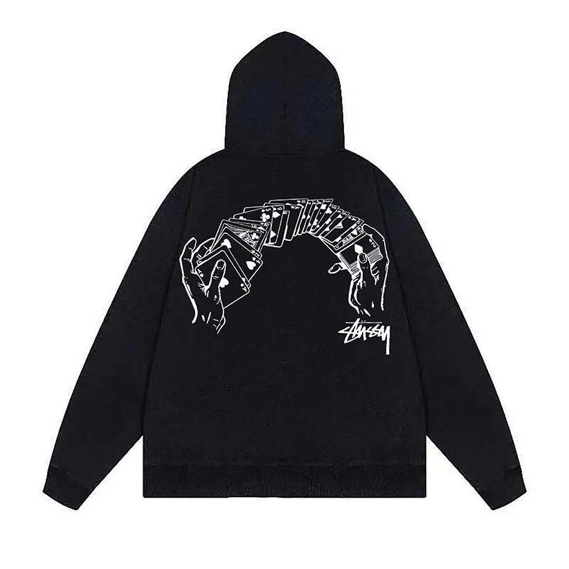 Stussy Drip Logo Hoodie White - 8