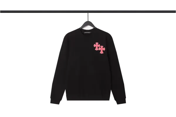 Chrome Hearts Cross Logo Long Sleeve Sweatshirt White Sweater - 26