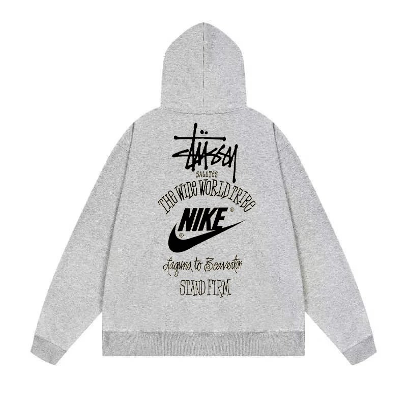 Stussy x Nike The Wing World Trip Navy Hoodie - 18