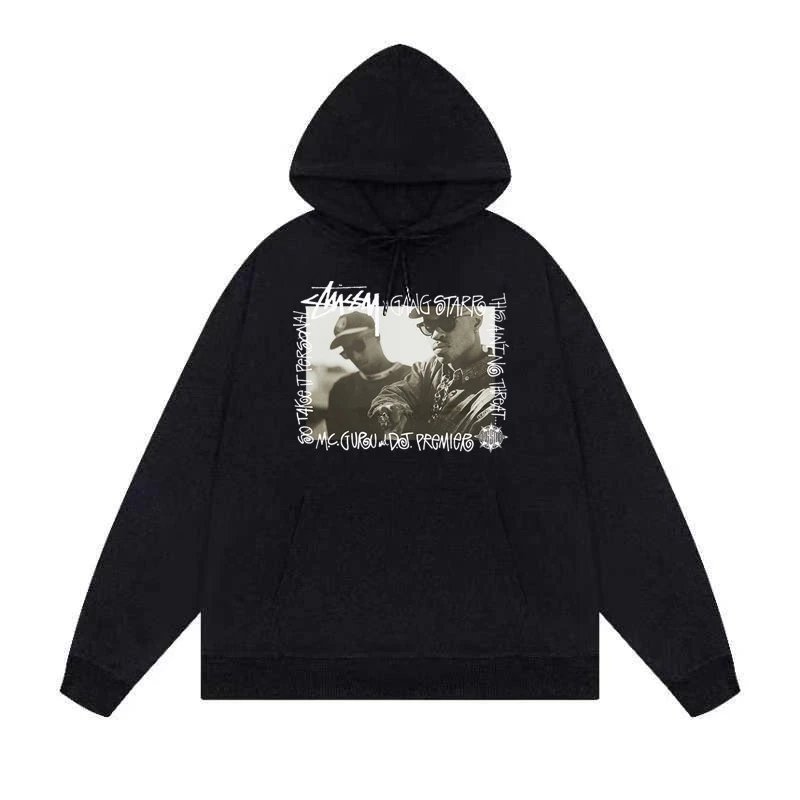 Stussy x Nike The Wing World Trip Navy Hoodie - 10