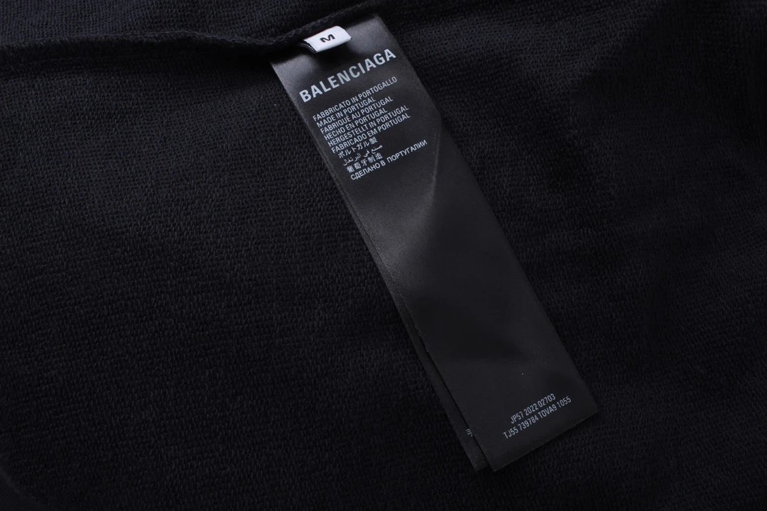Balenciaga Authentic Jersey Apparel Hoodie Charcoal Gray Hoodie - 10
