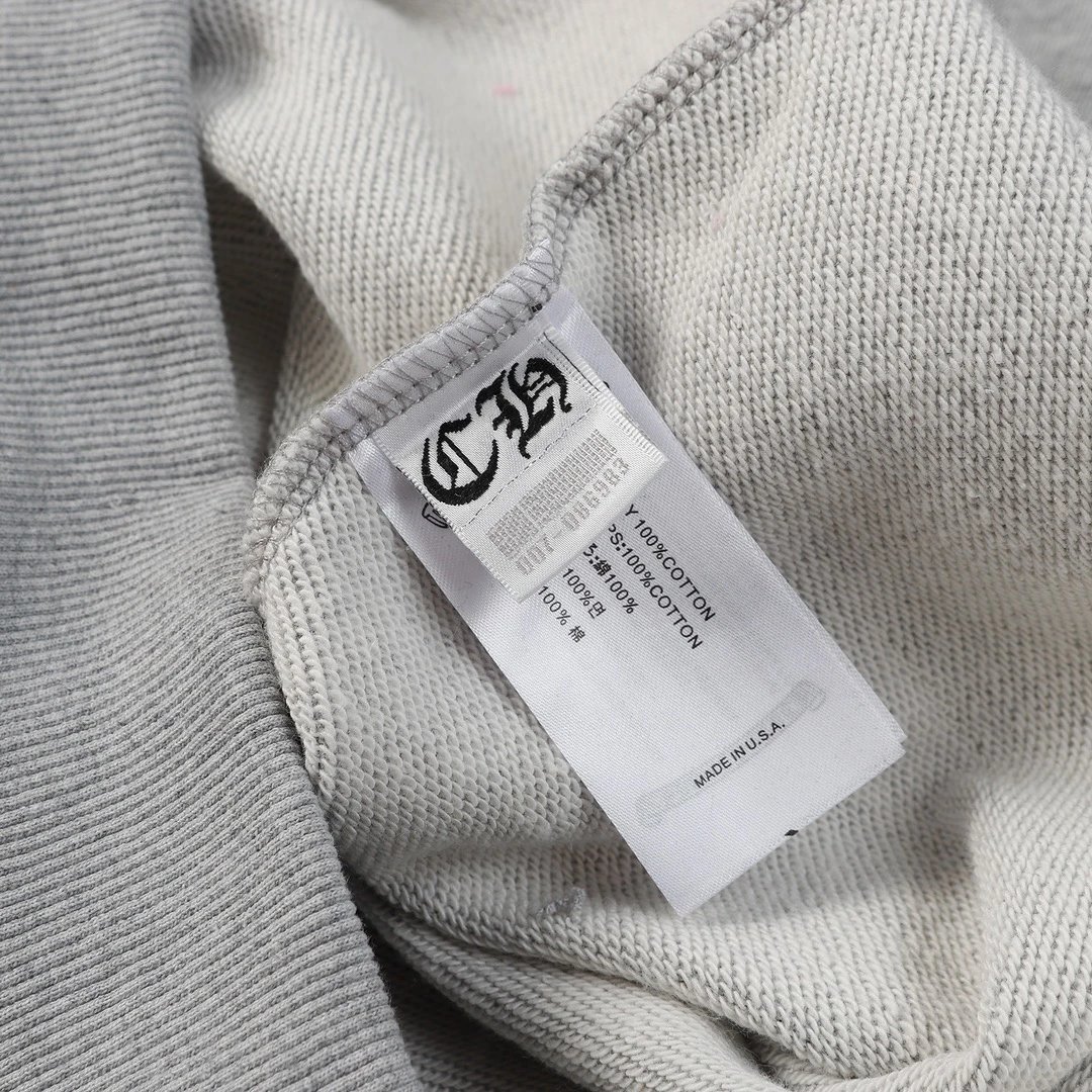Chrome Hearts Cross Logo Long Sleeve Sweatshirt White Sweater - 8