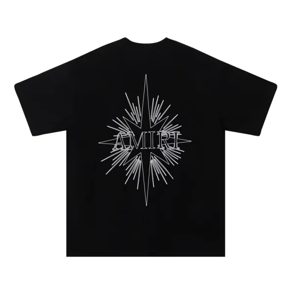 Amiri Starburst Logo Black T-Shirt - 1