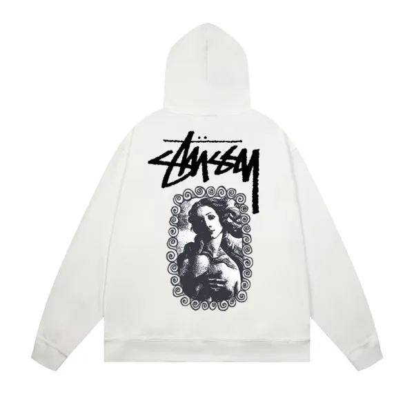 Stussy Madonna Graphic Hoodie White - 1