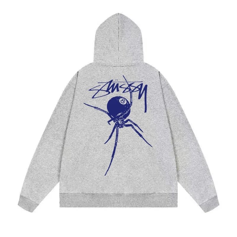Stussy Drip Logo Hoodie White - 21