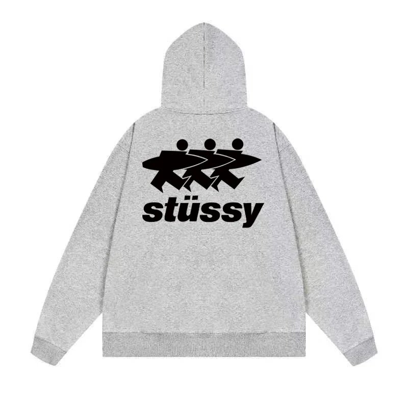 Stussy Drip Logo Hoodie White - 13