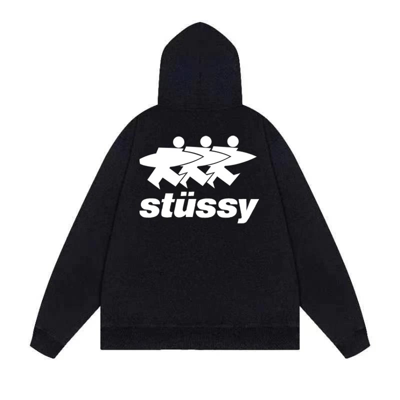 Stussy Drip Logo Hoodie White - 12