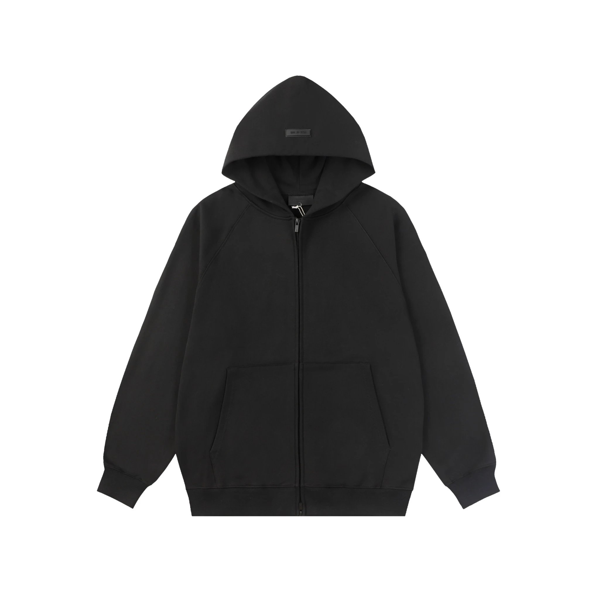 Design Three Bars Black Hoodie - 35
