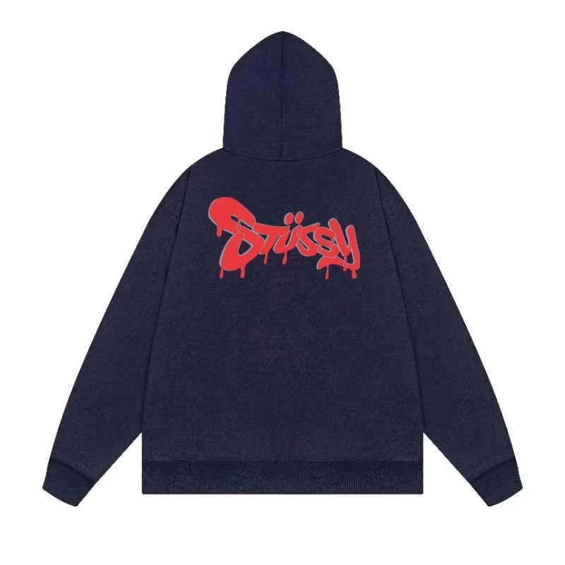 Stussy Drip Logo Hoodie White - 29