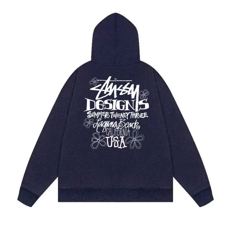 Stussy Drip Logo Hoodie White - 18