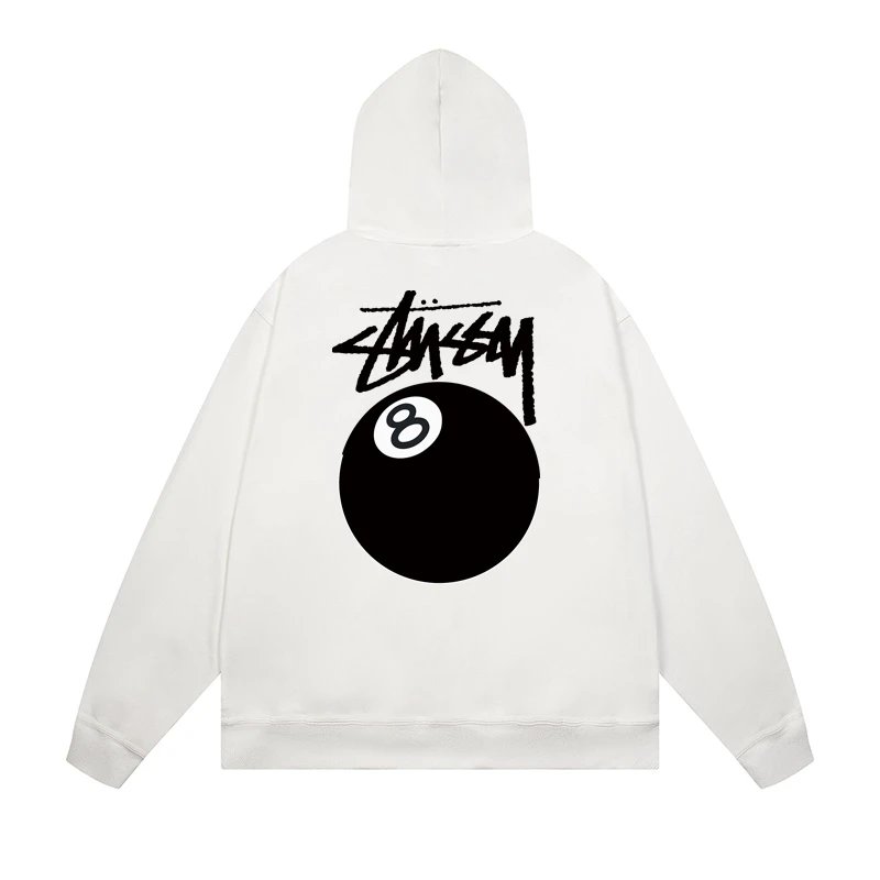 Stussy Drip Logo Hoodie White - 33