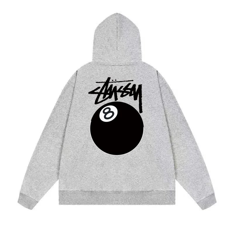 Stussy Drip Logo Hoodie White - 34
