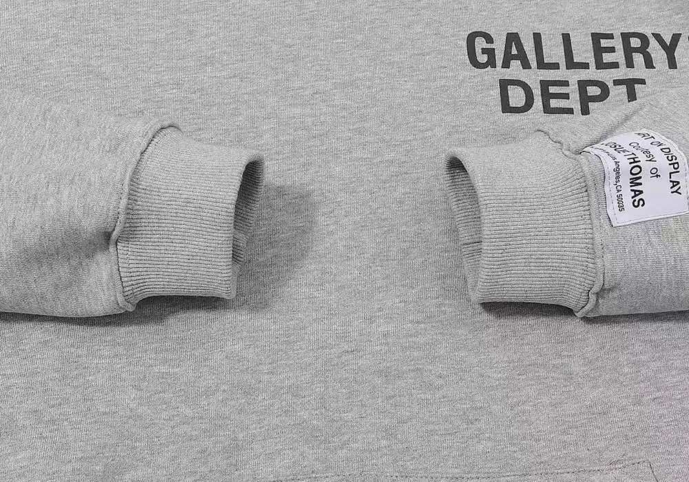 Gallery Dept. Bold Logo Hoodie Gray - 14