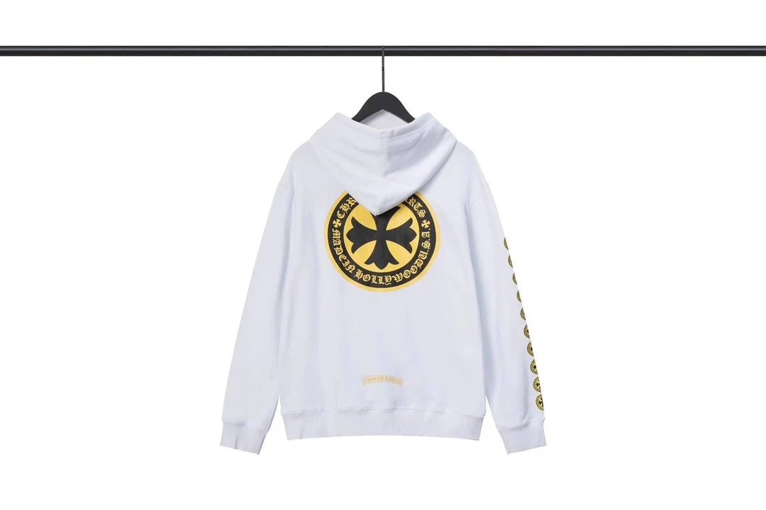 Chrome Hearts Link Orange Hoodie - 24