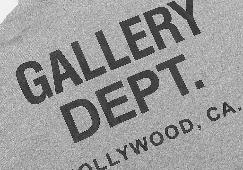 Gallery Dept. Bold Logo Hoodie Gray - 12