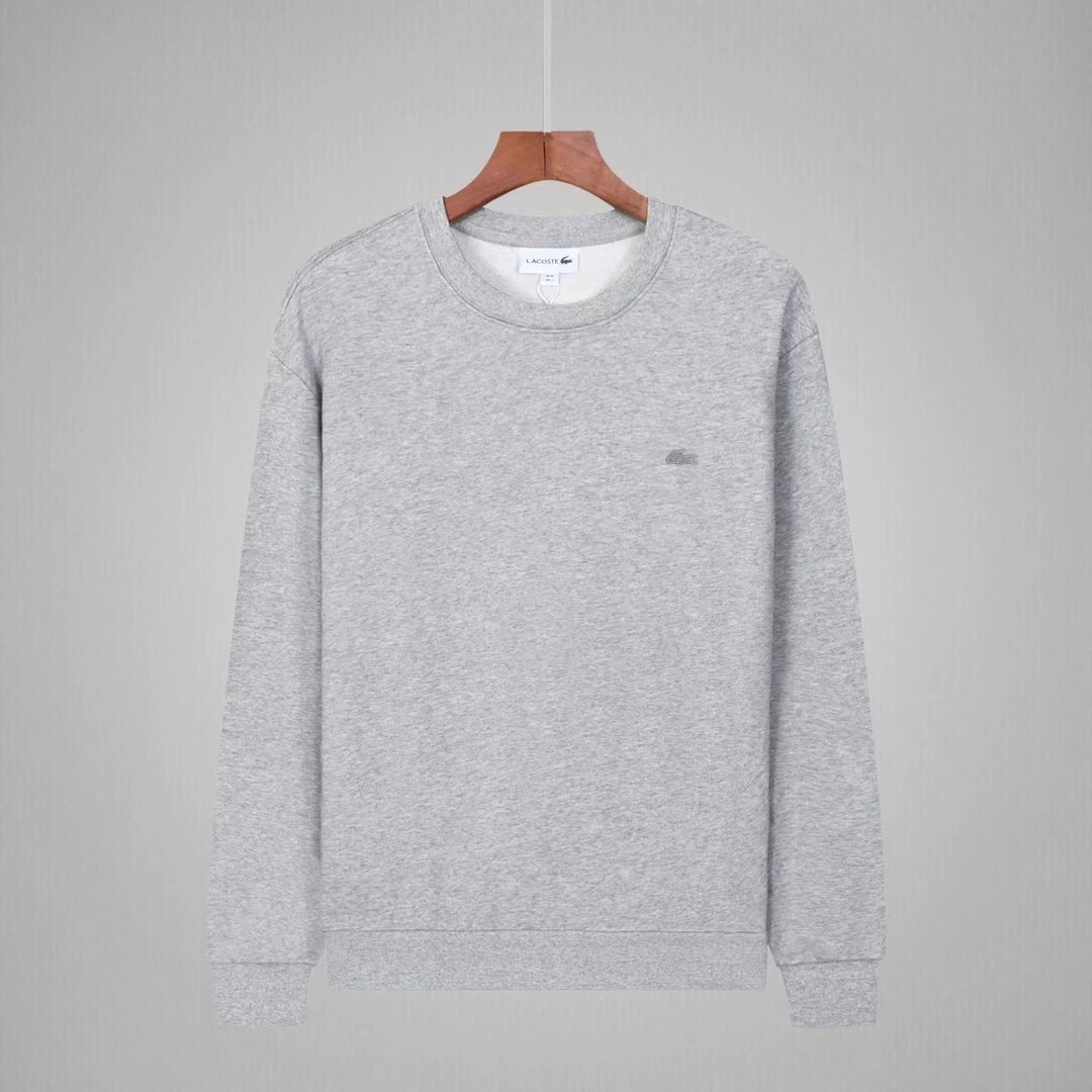 Lacoste Classic Crewneck Sweatshirt Gray Sweater - 14