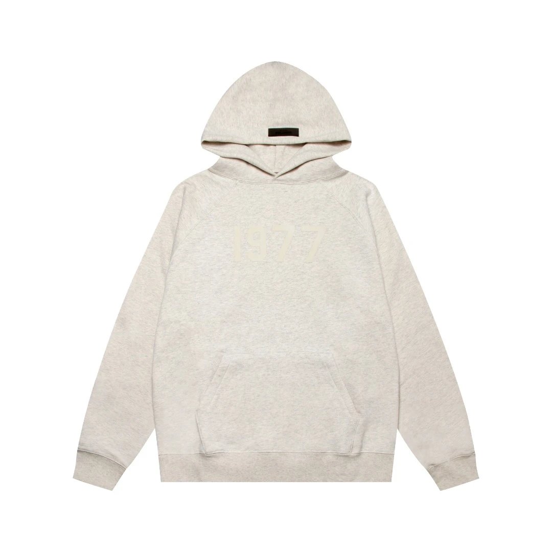 Design Floral Print Back Graphic Hoodie Black - 36