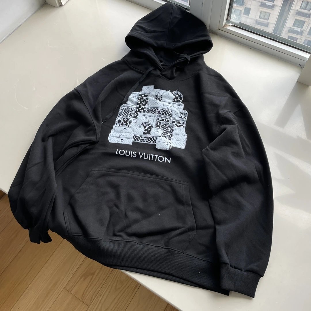 Louis Vuitton Menswear Studio and Atelier Hoodie Black - 33