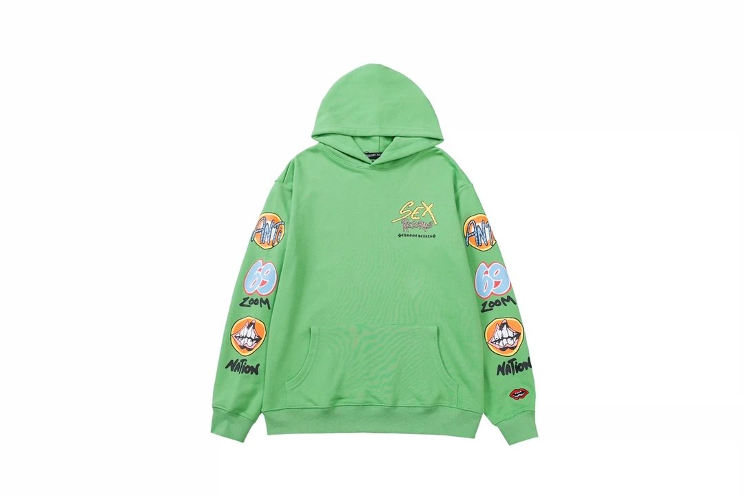 Chrome Hearts Link Orange Hoodie - 26