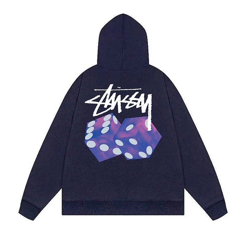 Stussy x Nike The Wing World Trip Navy Hoodie - 25
