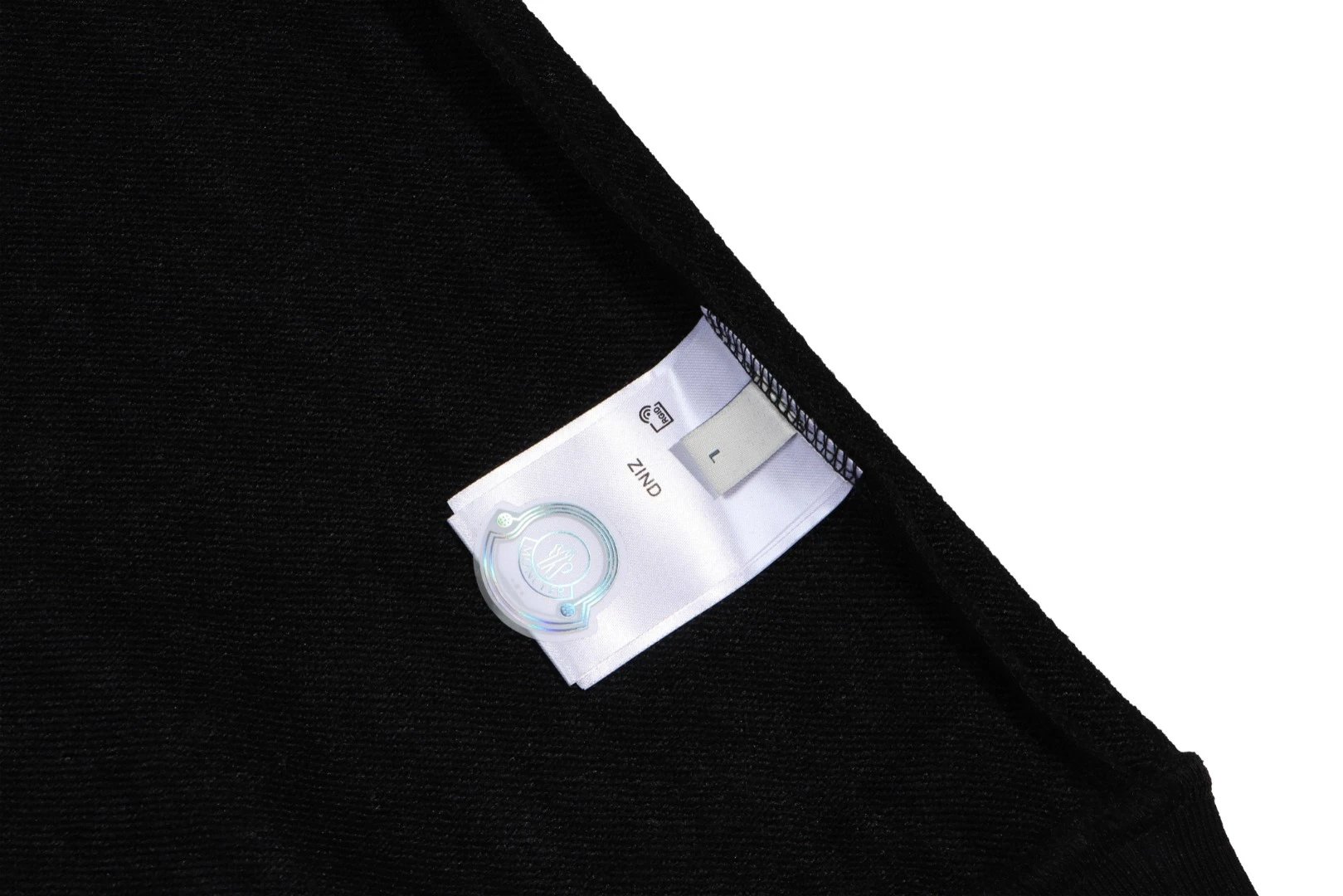 Moncler Logo Print White Hoodie - 9