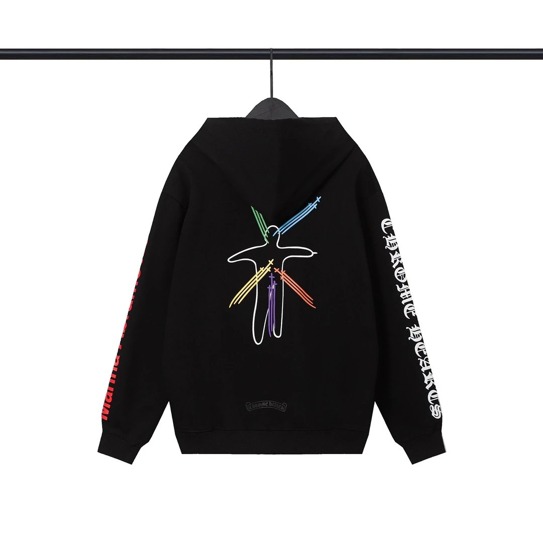 Chrome Hearts Link Orange Hoodie - 28