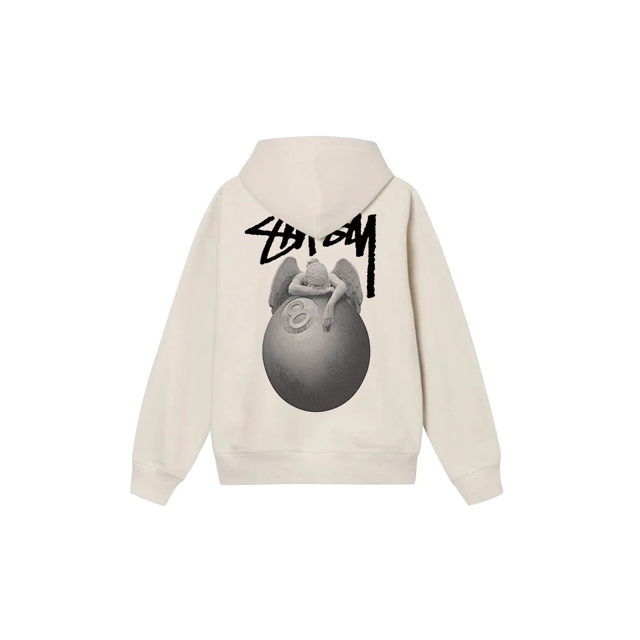 Stussy Floral Collage Hoodie Beige - 13