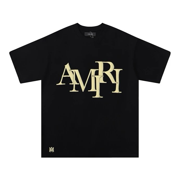 Amiri Starburst Logo Black T-Shirt - 28