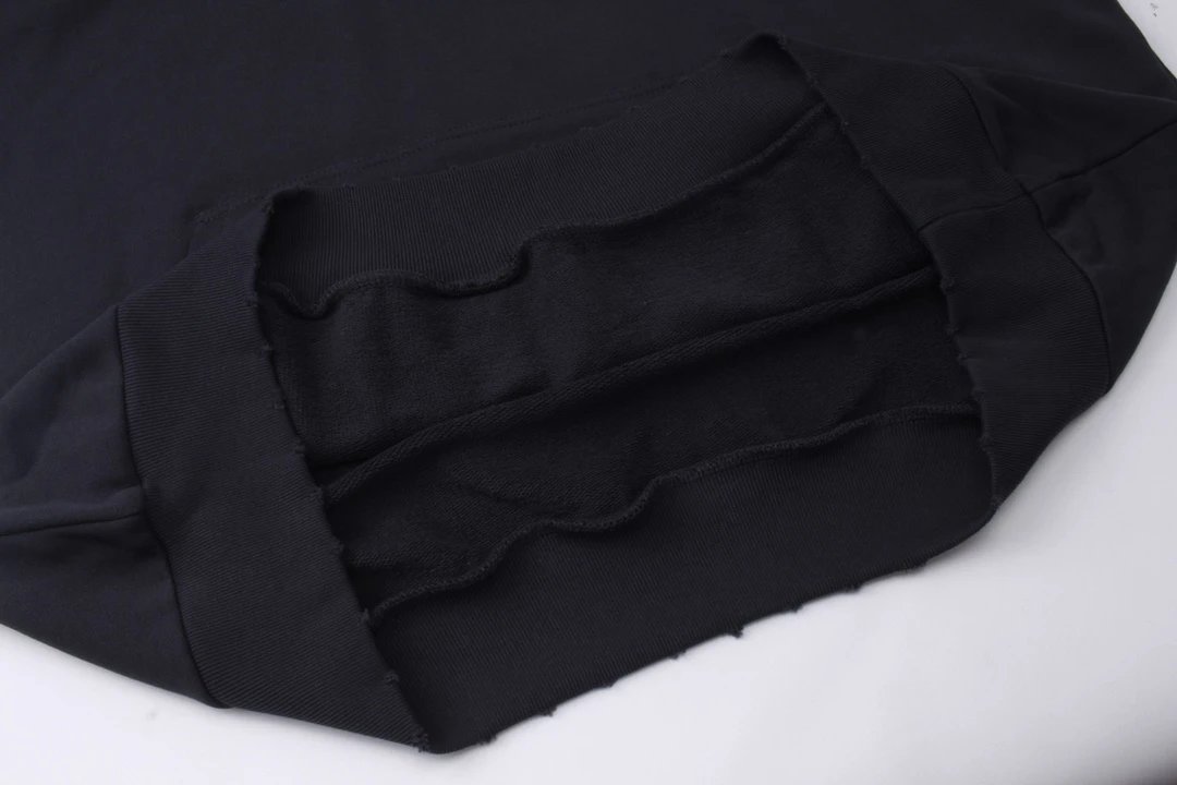 Balenciaga Authentic Jersey Apparel Hoodie Charcoal Gray Hoodie - 8