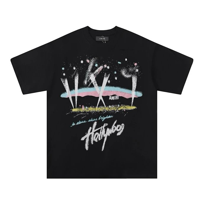 Amiri Starburst Logo Black T-Shirt - 15