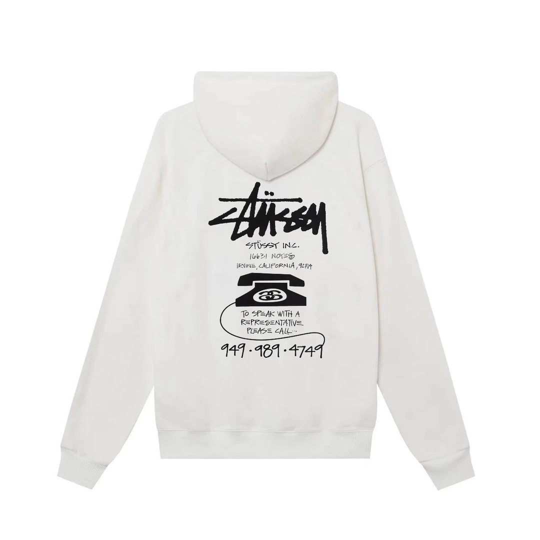 Stussy Floral Collage Hoodie Beige - 19