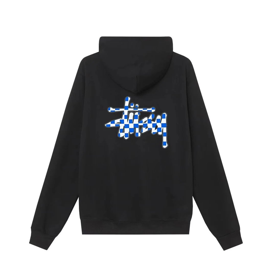 Stussy Classic Logo Hoodie Gray - 11