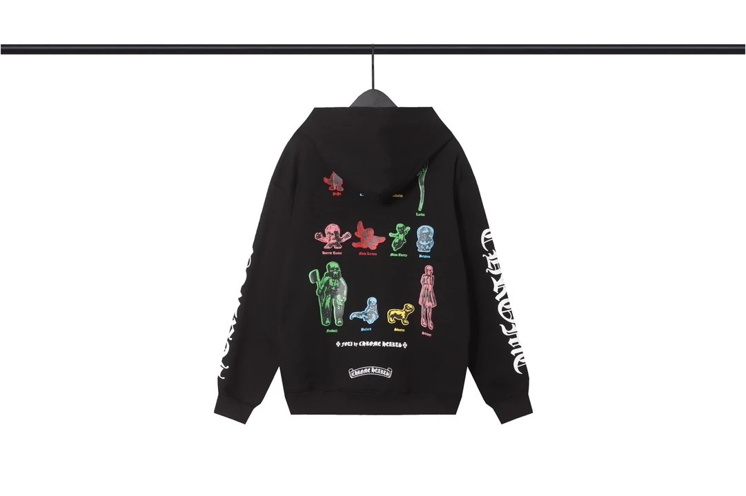Chrome Hearts Logo Zip-Up Hoodie White - 22