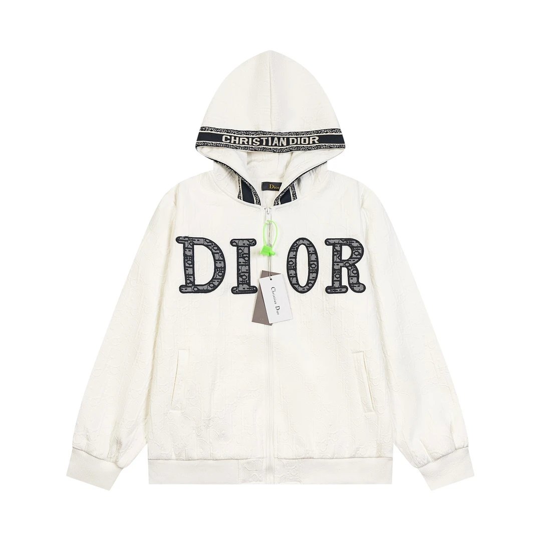 Dior Flower Logo Hoodie Navy - 26