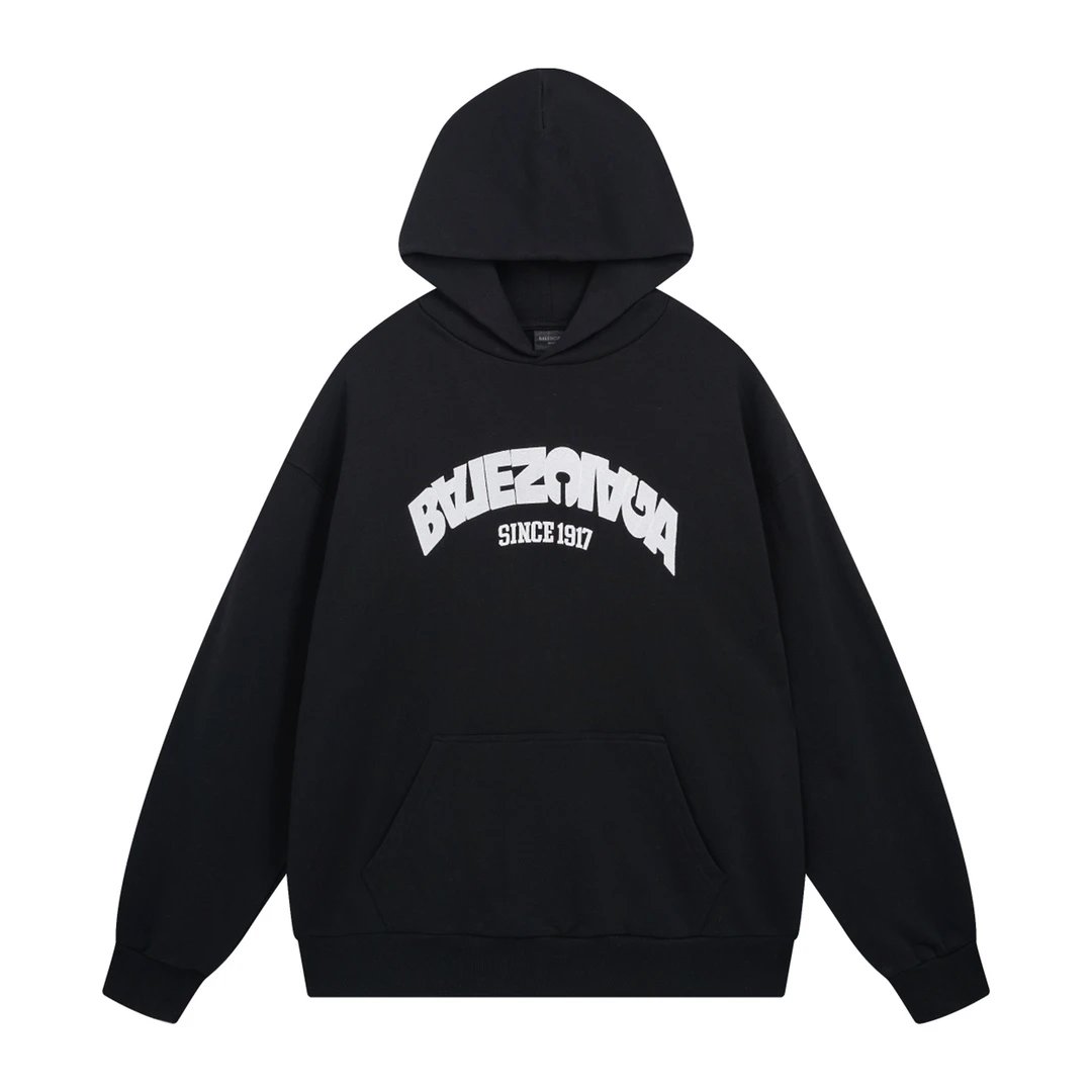 Balenciaga Arch Logo Hoodie Black - 35