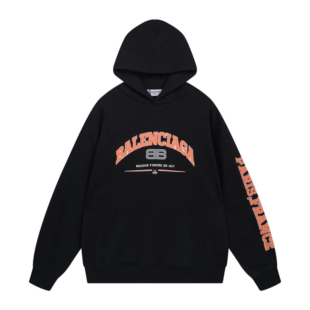 Balenciaga Arch Logo Hoodie Black - 19