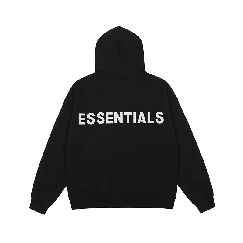 Design Three Bars Black Hoodie - 29