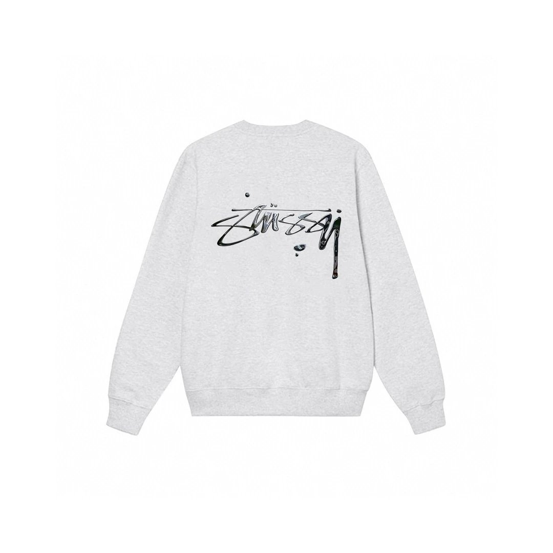 Stussy Crewneck Sweatshirt Black Hoodie - 22