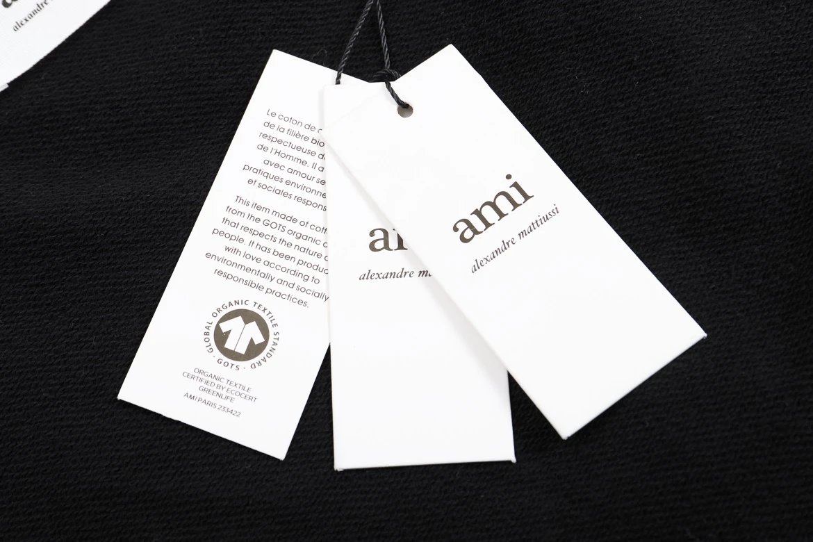 AMI Paris College Hoodie Gray - 10