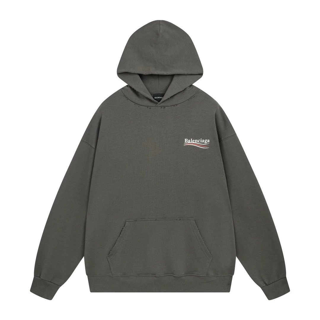 Balenciaga Arch Logo Hoodie Black - 17