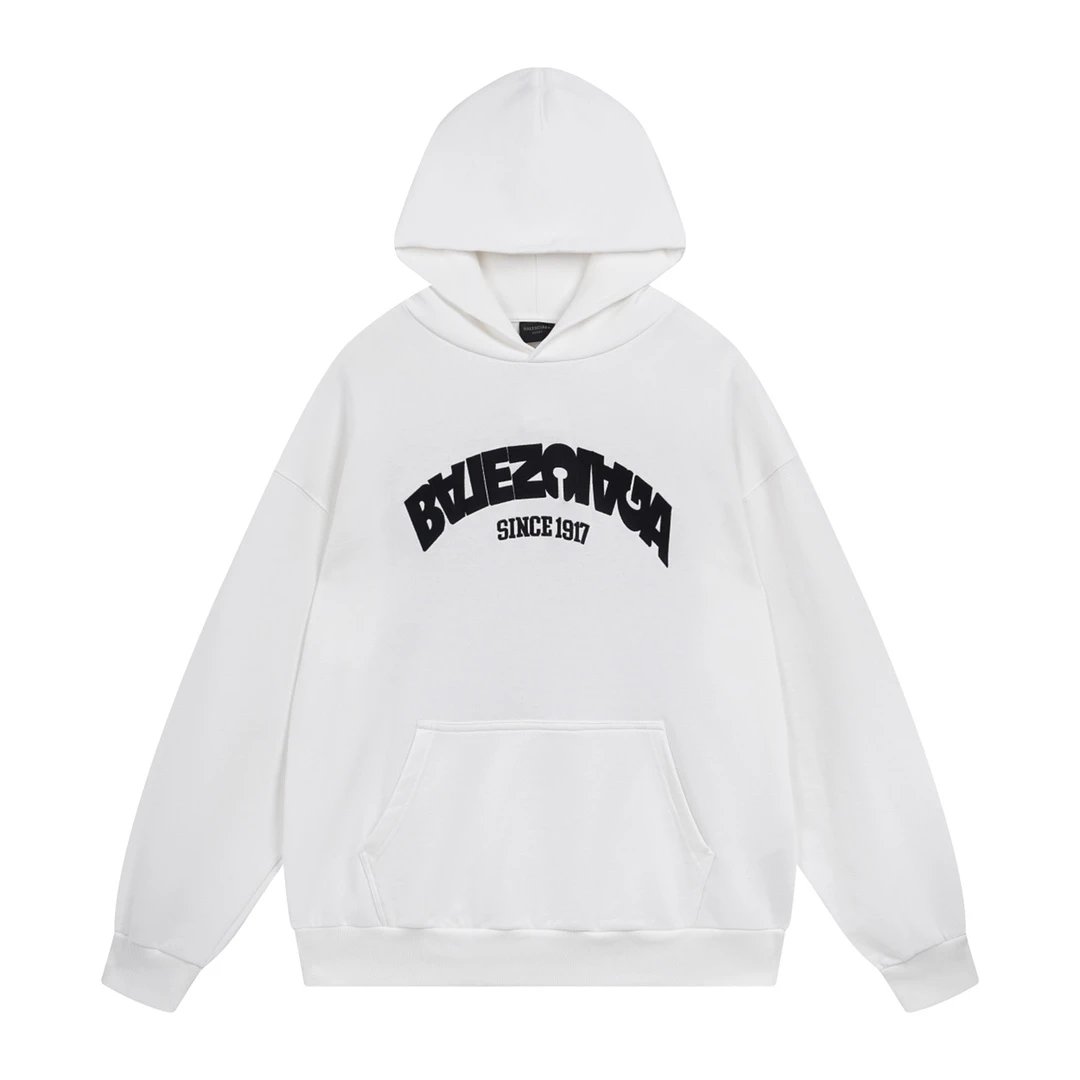 Balenciaga Arch Logo Hoodie Black - 34