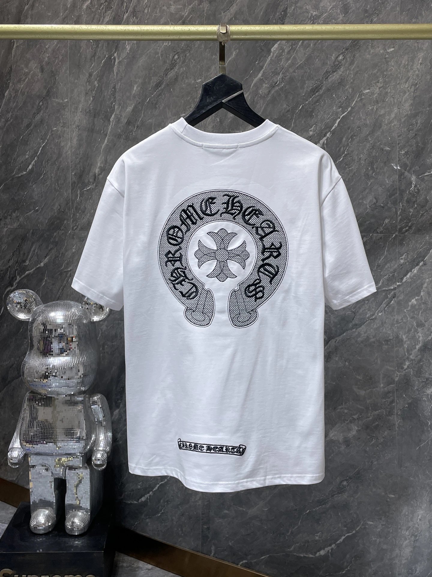 Chrome Hearts Gradient Logo Back Print T-Shirt Black - 26